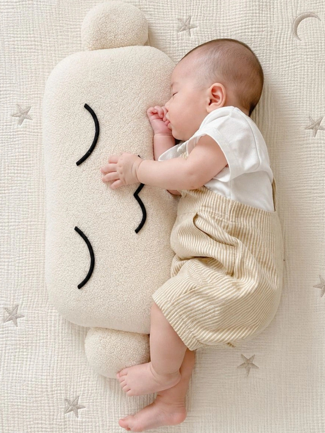 Off white cloud shaped floor cushions